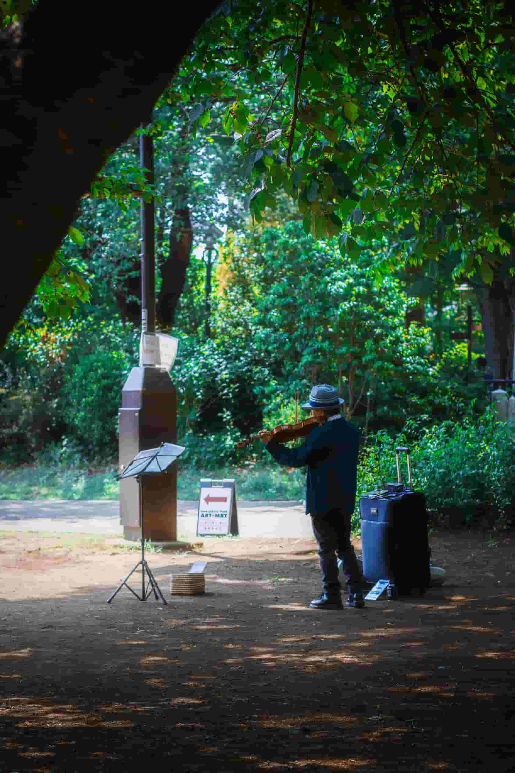 Performer at Ghibli Museum